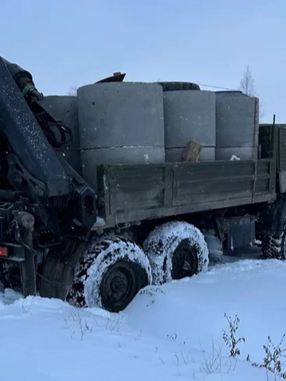 Питьевой колодец на 13 колец. Монтаж колодца в Заокском районе