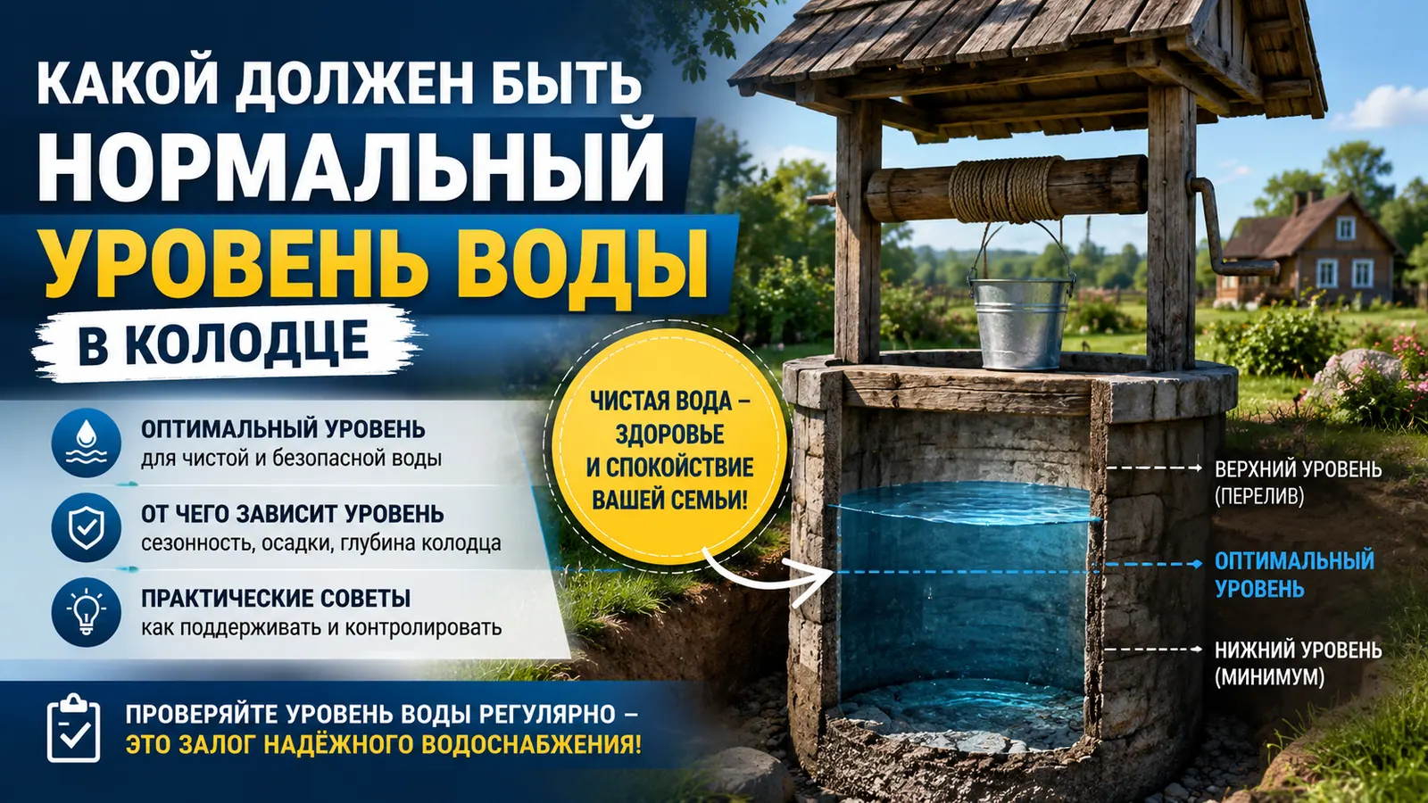 Где лучше бурить колодец на участке