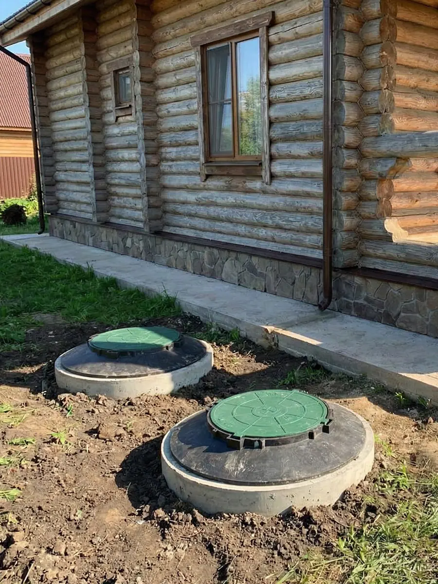 Переливной септик на участке